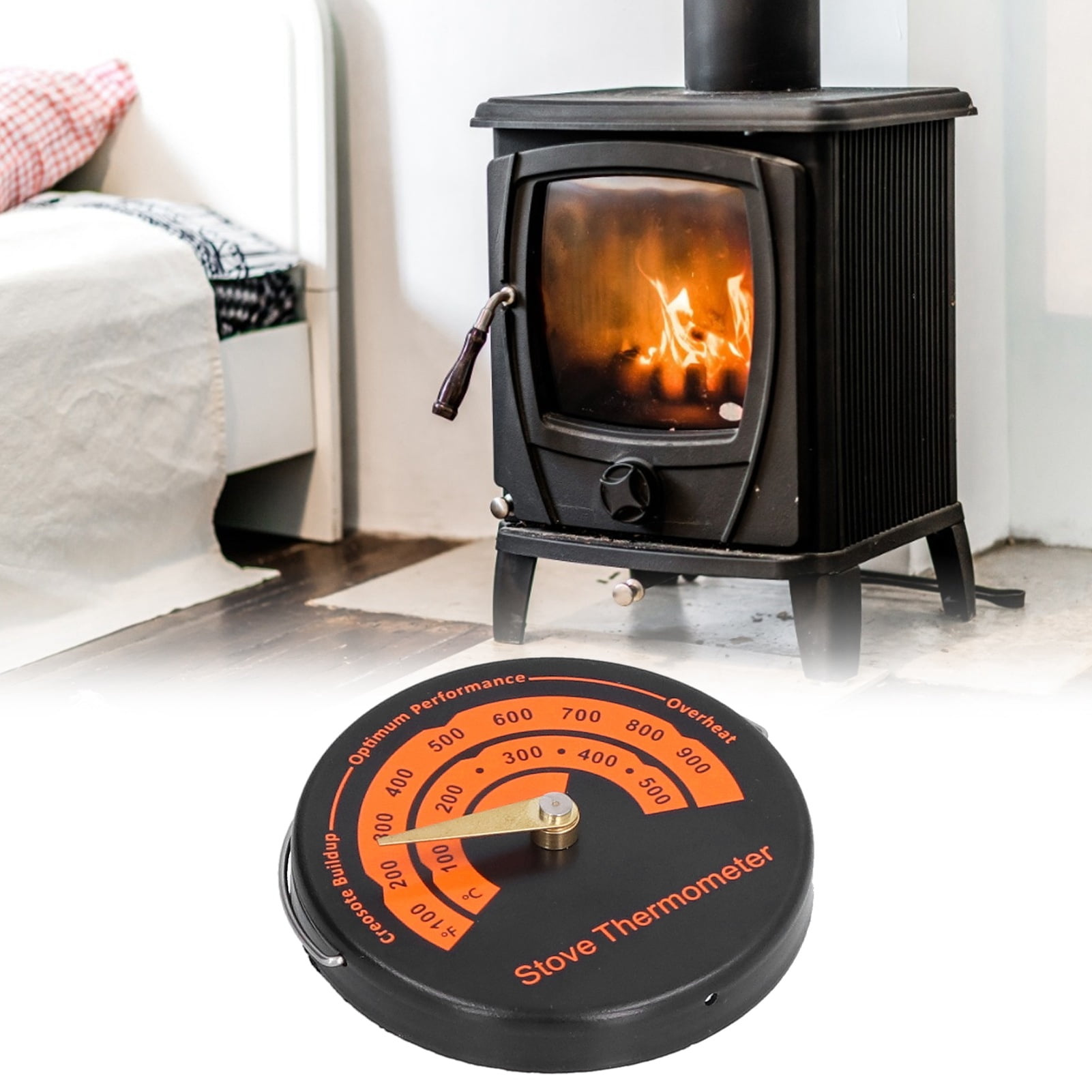 Haofy Oven Temperature Meter,Stove Thermometer Magnetic Wood Burner Top  Oven Temperature Gauge Fireplace Accessories,Stove Thermometer | Walmart  Canada