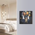 thumbnail image 4 of Yayeee Toggle Light Switch Wall Plate 2-Gang 4.56"x4.48" Decorative Outlet Cover, Watercolor Astronaut, 4 of 7