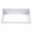 White, variant on 12 x 6 in. Epoxy Powder Coated Steel Shelf for LocBoard, White
