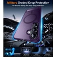 thumbnail image 4 of Funda magnética Temdan a prueba de golpes para Samsung Galaxy S25 Plus, 4 of 7