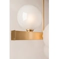 thumbnail image 3 of Hudson Valley Lighting 8717 Hinsdale 7 Light 21" Wide Linear Chandelier - Bronze, 3 of 7
