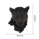 thumbnail image 2 of Escultura de cabeza de animal montada en la pared - estatua de busto de lobo/leopardo/oso, decoración de arte de resina para salón, dormitorio, oficina, bar, 2 of 5