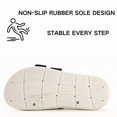 thumbnail image 3 of CHICVOMEY Slides for Women Men Rubber Hook and Loop Lightweight Slip On Quick Dry Fashionable Beach Sandals Summer Leisure Unisex, 3 of 7