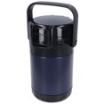 thumbnail image 3 of Récipient Alimentaire Isolé, Couvercle de Bol Scellé Indépendamment 2.3L Capacité Isolée Récipients à Déjeuner Intérieur en Acier Inoxydable 304 pour Pique-Nique pour Voyage Bleu, 3 of 8