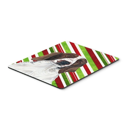 Welsh Springer Spaniel Candy Cane Christmas Mouse Pad, Hot Pad or Trivet