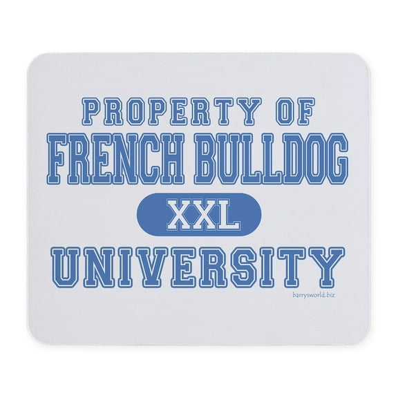 CafePress - French Bulldog U. Mousepad - Non-slip Rubber Mousepad, Gaming Mouse Pad