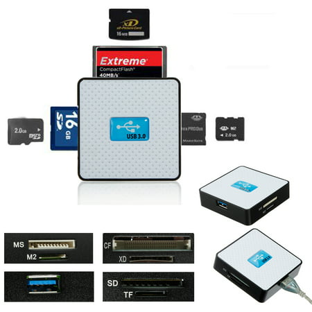 5Gbps High Speed USB 3.0 All in 1 SD TF CF XD M2 MS Flash Memory Card
