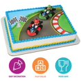 thumbnail image 3 of Decoración para tartas DecoSet® Mario Kart™ de 3 piezas con karts de carreras y bandera, 3 of 8