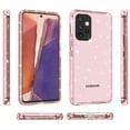 thumbnail image 3 of Glitter Clear Case for Samsung Galaxy A33 5G, Shining Sparkle Bling Military Grade Soft TPU Anti-Scratch Shockproof Cover Full Coverage Non-Yellowing Non-Slip Translucent Slim Lightweight Case,Pink, 3 of 5