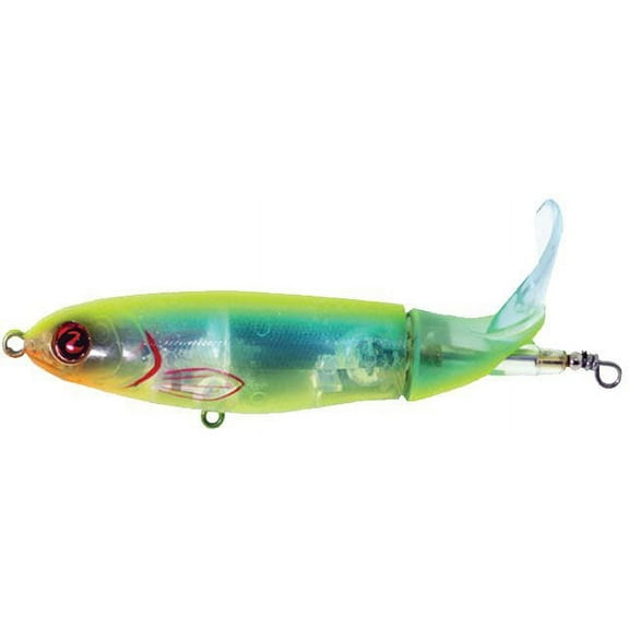 River2Sea 5 in Plastic Rotating Tail for Vibrations and Sounds Topwater Fishing Lure for Musky Fish