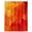 Red Yellow, variant on Red Orange Waterproof Fabric Shower Curtain,Modern Abstract Ombre Geometric Aesthetic Waterproof Fabric Shower Curtain for Bathroom Curtains Bathtubs Shower Curtains with 12 Hooks Extra Long 72x96