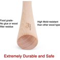 thumbnail image 3 of 12" Sauerkraut Pounder For Mason Jars Vegetable Fermentation- One Piece Of Solid Wood, 3 of 5