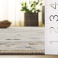 thumbnail image 6 of SAFAVIEH Bayside Sherwood Oriental Polyester Machine Washable Area Rug, Ivory/Beige Blue, 5'3" x 7'6", 6 of 12