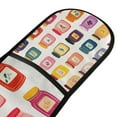 thumbnail image 4 of Yayeee Double Oven Mitt Kitchen Heat Resistant Baking 35" x7" Quilted Glove, Orange Jar, 4 of 6
