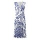 thumbnail image 3 of WILLBEST Vestido Informal De Verano Para Mujer, Moderno Y Belleza, Con Estampado Vintage, Escote En V Y Cintura Sin Mangas, Para Vacaciones En La Playa 1902, 3 of 3
