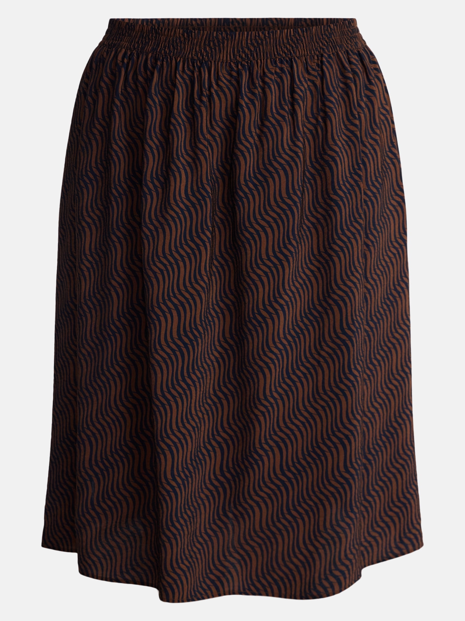 Terra & Sky Women’s Plus A Line Midi Skirt, Sizes 0X-5X