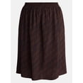 thumbnail image 5 of Terra & Sky Women’s Plus A Line Midi Skirt, Sizes 0X-5X, 5 of 5