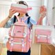 thumbnail image 2 of 4pcs Sets Kawaii Girls Backpack For Student School Bag Teenager Girls Schoolbag Large Capacity Backpack Women Travel Rucksack, 2 of 4