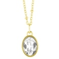 thumbnail image 1 of Collar para Mujer con Cristal Fino Swarovski en forma de Oval– Bañado en Oro 14k- Collar Elegante y Brillante-Collares de Mujer de Moda- Joyería para Mujer de Moda- Regalo especial Ortiz Espinosa Temporada, 1 of 5
