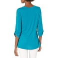 thumbnail image 2 of Hanes Rolled Sleeve V-Neck Top (Women's), 2 of 2