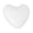 White Pillow 15.7" x 19.7", variant on Heart Pillow Light Pink Ruffles Design Love Throw Pillows Decorative Pillows for Bed Couch Cute Room Decor Heart Shaped Throw Pillow Cushion for Living Room Bedroom Gifts Pillows(Pillowcase& Pillow)