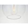 thumbnail image 5 of Baxter 1 Light Chrome Flush Mount With Clear Glass, 5 of 7
