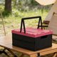 thumbnail image 5 of CaiYueKe Foldable Storage Box with Handle, Portable Organizer Basket for Home Camping Picnics, Collapsible Plastic Container for Toys Snacks Outdoor Gear, Multi-Purpose Ventilated Storage Bin, 5 of 7