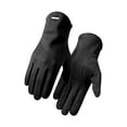 thumbnail image 1 of UDIYO 1 Pair Men Gloves Showable Fingertips Windproof Warm Solid Color Fine Stitching Running Gloves for Outdoor, 1 of 7
