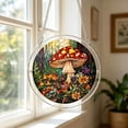 thumbnail image 5 of Iridescent Mushroom Acrylic Puzzle Suncatcher DIY Assembly Color Refraction Hanging Ornament Window Wall Decor Gift for Home Bedroom Balcony,B, 5 of 6