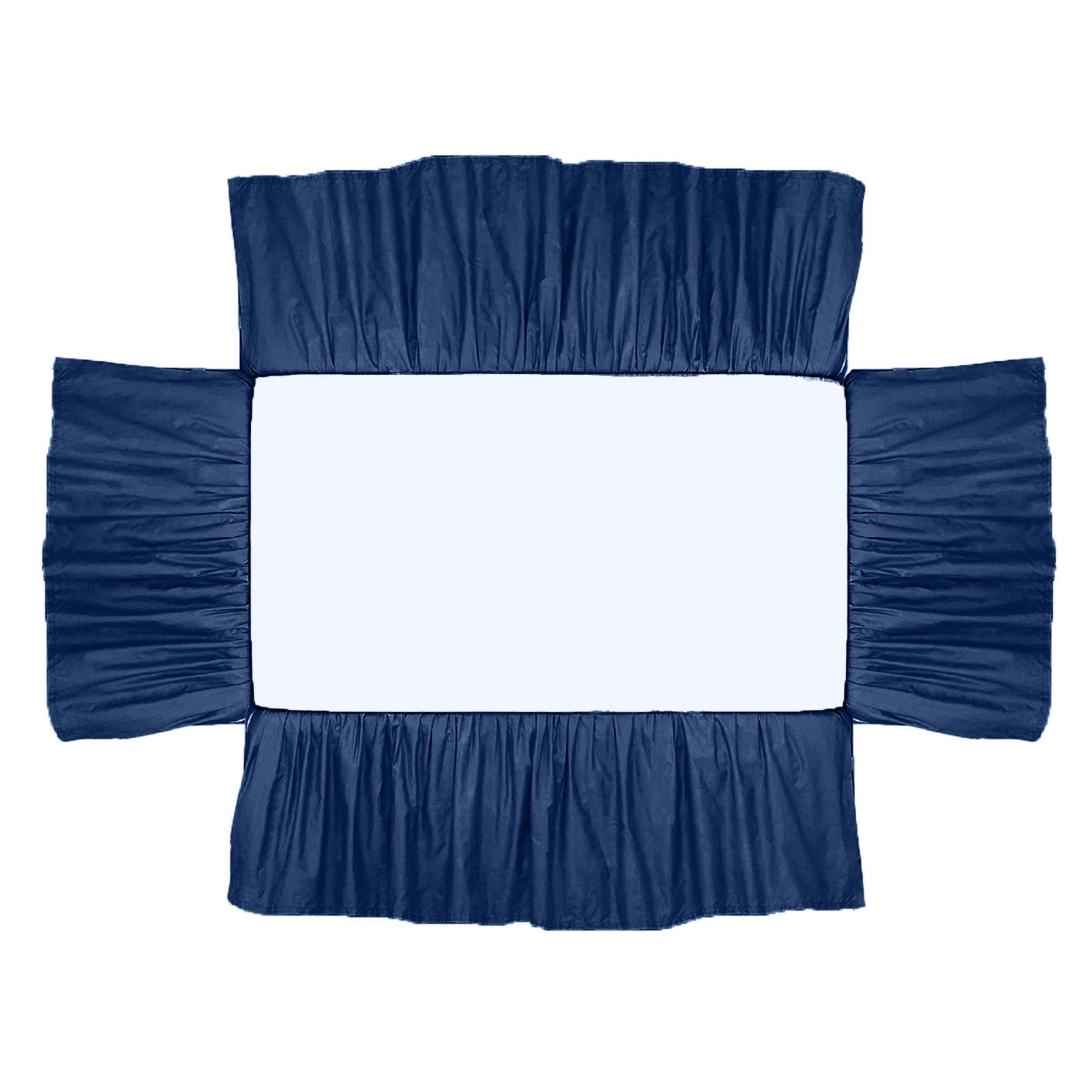 Homerr Crib Cover Elastic Band Crib Skirt Baby Crib Bed Skirt Easy Installation Soft Elastic Toddler Crib Skirt for Bedroom