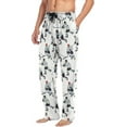 thumbnail image 5 of CROPD Skiers Winter Sport Blue Men's Pajama Pants Lounge Pants Sleep Pajama Pant Bottoms, 5 of 7