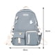 thumbnail image 2 of Mochila Casual Mujer Moda Mochilas Escolares con Medalla Colgante para Deporte Azul, 2 of 9