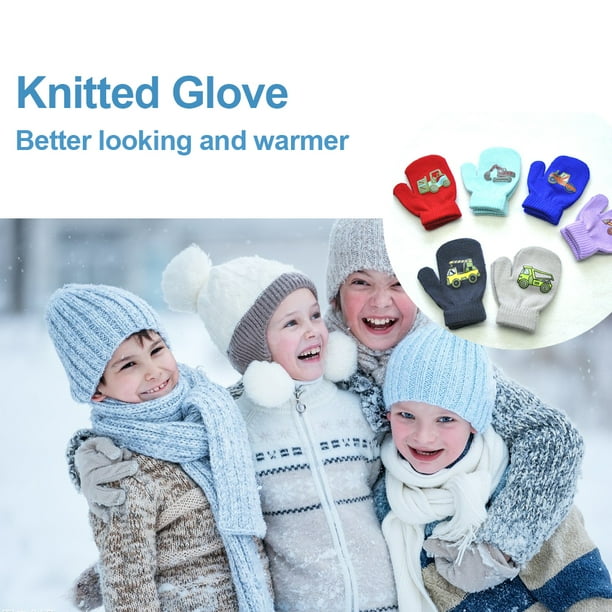 Toddler on sale knit gloves