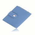 thumbnail image 3 of SNNROO 26 Card Slots PU Leather Credit Card Storage Bag Unisex Simple Texture Multi-Card Slot Card Bag For Student Multifunction Card Holder For Credit Card ID Window With Money Holder Fo, 3 of 6