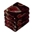 thumbnail image 4 of BZSMCE Towel Cotton Face Towel Soft Hand Towels Fashion Garnet Flutter Pattern, 4 of 9