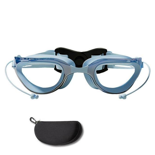 Sunny Swim Goggles Full View Fog Resistance Swim Goggles for Adults and Kids Clear Comfortable Fit 360° Wide Angle Design for Pool Beach Water Activities Training
