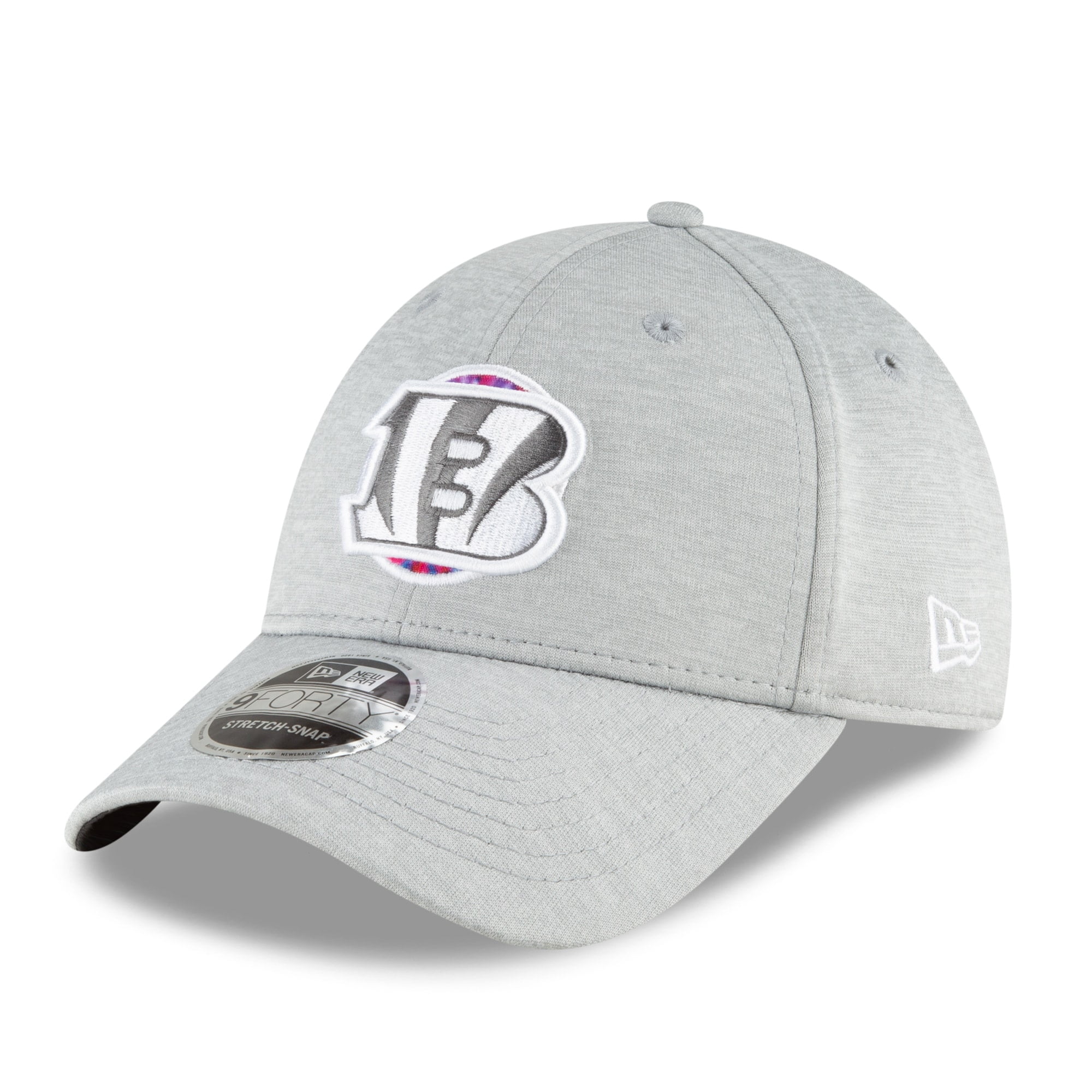 Men's New Era Heather Gray Cincinnati 