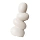 thumbnail image 3 of Jarrón de cerámica para flores, elegante arreglo floral, decoración, maceta Blanco, 3 of 9