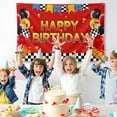 thumbnail image 6 of Cartoon Race Car Birthday Party Backdrop-5x3ft Happy Birthday Party Supplies Banner for Boys Girls Cartoon Race Car Theme Party Decorations, 6 of 8