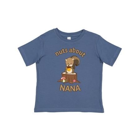 

Inktastic Nuts About Nana Gift Toddler Boy or Toddler Girl T-Shirt