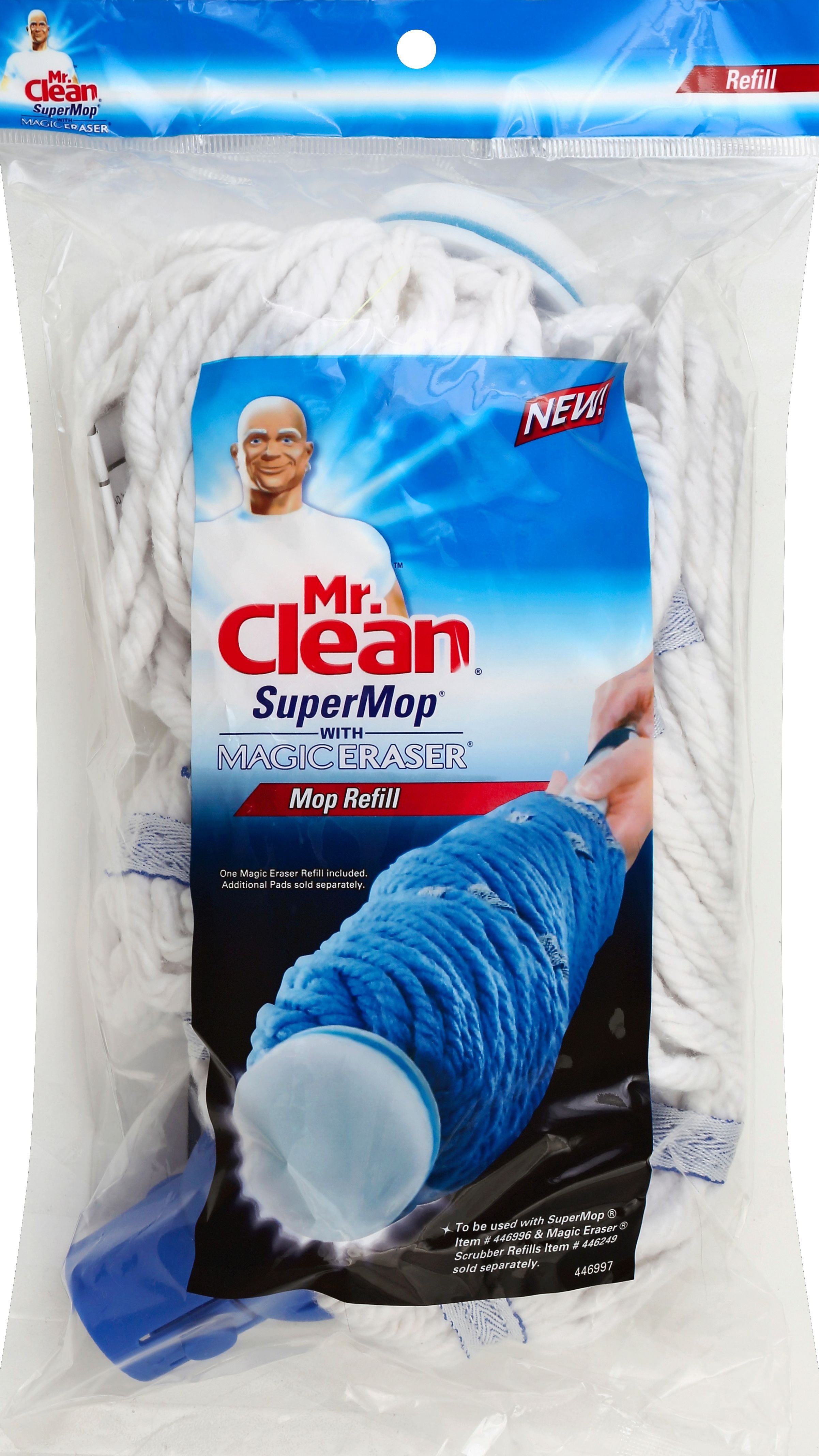 Redelijk Beheren Cornwall Mr Clean with Magic Eraser SuperMop Refill, 1 refill - Walmart.com