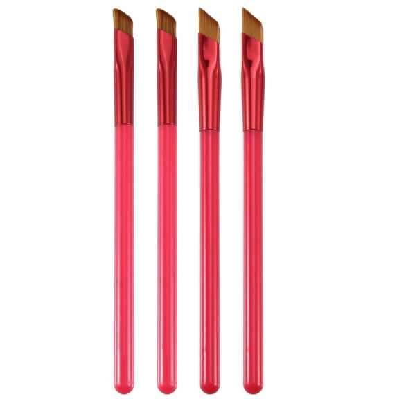 4pcs Multifunction Eyebrow Brush Concealer Contour Three-dimensional Small and Large Coffee Bristle