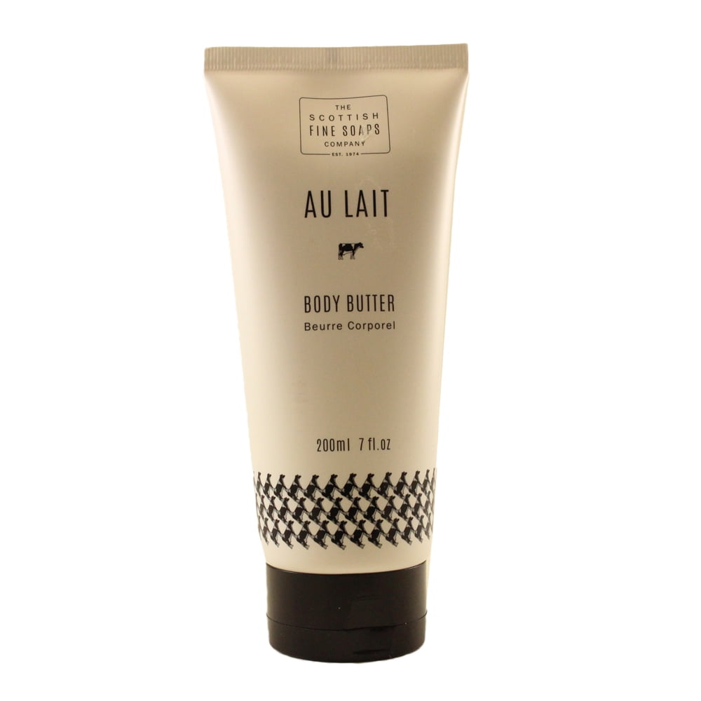 Au Lait Body Butter 7.0 Oz / 200 Ml for Women by Scottish Fine Soaps