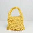 thumbnail image 6 of Btomtd Swim Bag,Beach Bags For Women,Candy Color Rope Handbag Hand-woven Bag Women's Hollow Mesh Bag Beach Vacation, 6 of 7