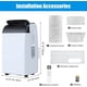 thumbnail image 2 of Pack de 2 Aire Acondicionado Portátil 14000 BTU – 3 en 1: Frío, Deshumidificador y Ventilador – Modo Sueño – 2 Velocidades – Oscilación – Temporizador 24H – Mando – Silencioso – Fácil Instalación, 2 of 7
