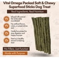 thumbnail image 5 of The Treat Shack Vital Omega Packed Soft and Chewy Superfood Sticks Dog Treat, 50CT, 5 of 8