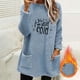 thumbnail image 1 of Ailaofu Womens Fall Long Sleeve T-Shirts Casual Tops for Leggings Loose Soft Blouses with Pocket, 1 of 4