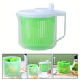 thumbnail image 4 of Vegetable Dehydrator Fruit Drain Basket Salad Dryer Spinner Manual Hand Crank, 4 of 10