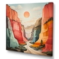 thumbnail image 2 of Designart "Majestic Palette of Canyons III" Canyon Wall Art Print, 2 of 5