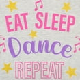 thumbnail image 2 of Harry Bear Girls Eat Sleep Dance Short Sleeve T-Shirt Sizes 7-14, 2 of 3